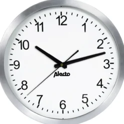 Alecto veggur , ak10, rund, aluminium 30 cm hvit sk.