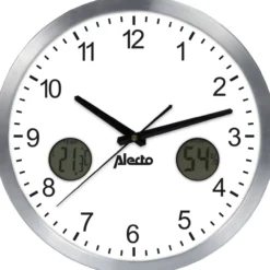 Alecto veggur , ak15, stål temp. og hygr. tall sk.