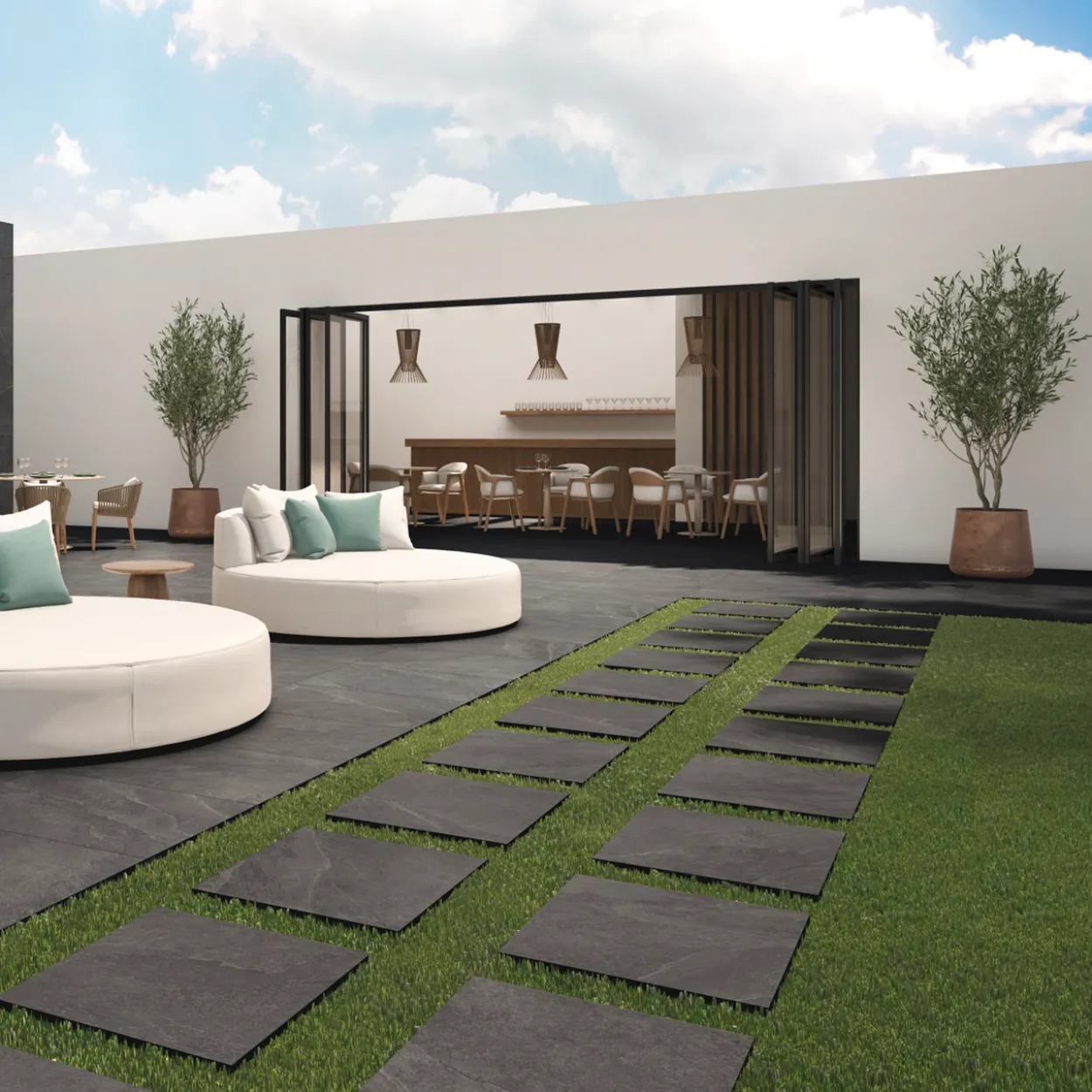 Ardesia black flishelle 60x60 20mm