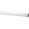 Avløpsrør 32mm pp hvit 1m m/muffe