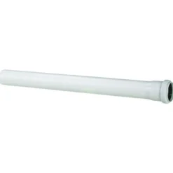 Avløpsrør 50mm pp hvit 0.5m m/muffe