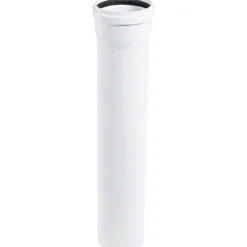 Avløpsrør 40mm pp hvit 0.5m m/muffe