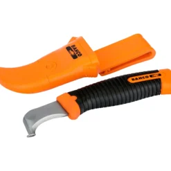 Bahco elektrikerkniv m/bøyd egg