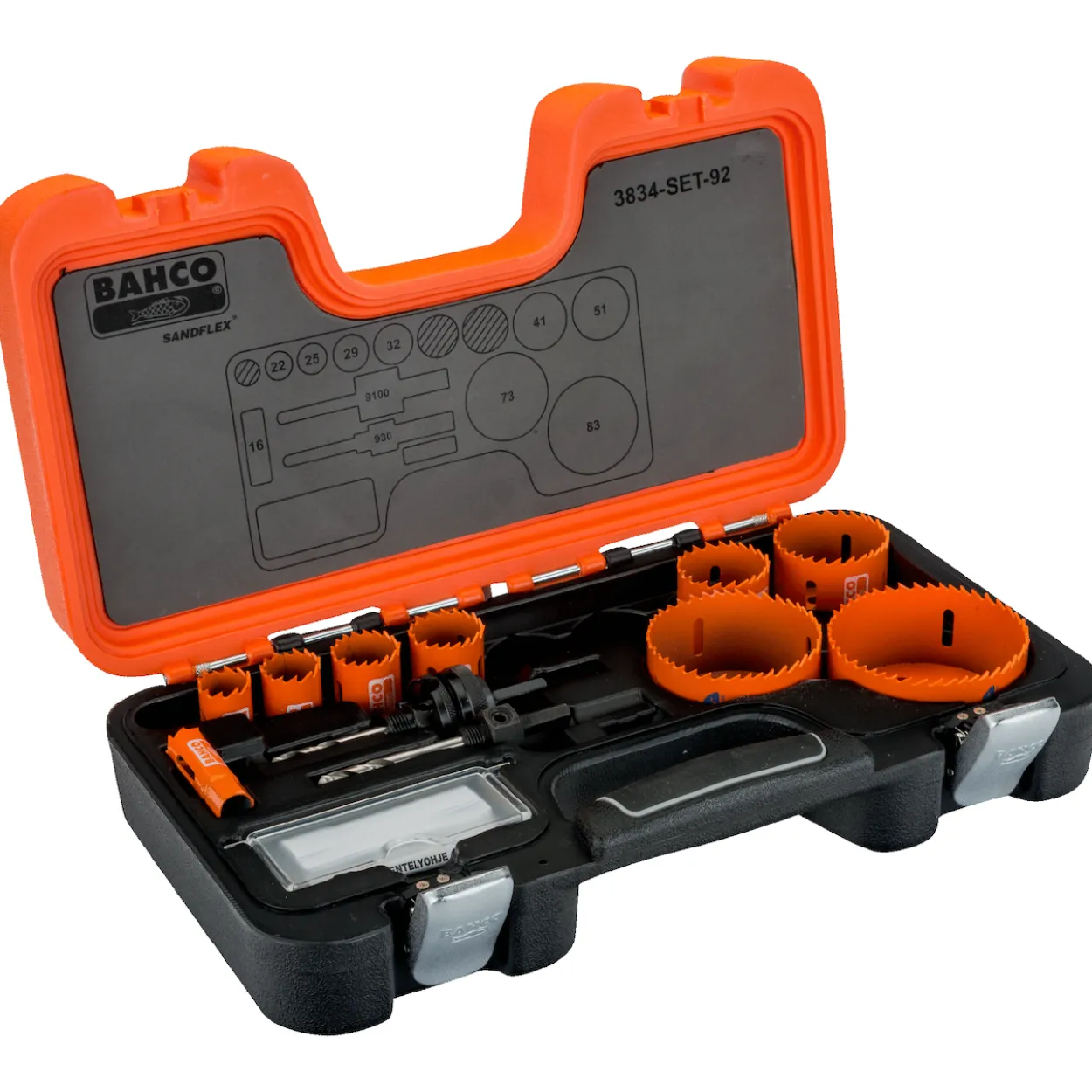 Bahco hullsagsett 3834-set-92 el