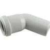 Bend 32mm 45 grd. pp hvit