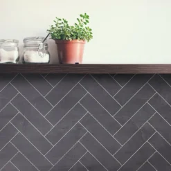 Berryalloc kitchen wall sort kalk fiskeben satin finish
