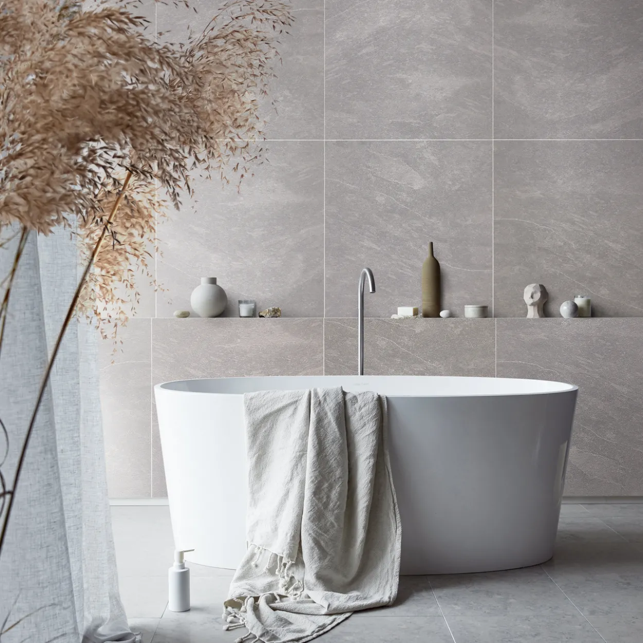 Berryalloc skifer natur br 60x60 baderomspanel