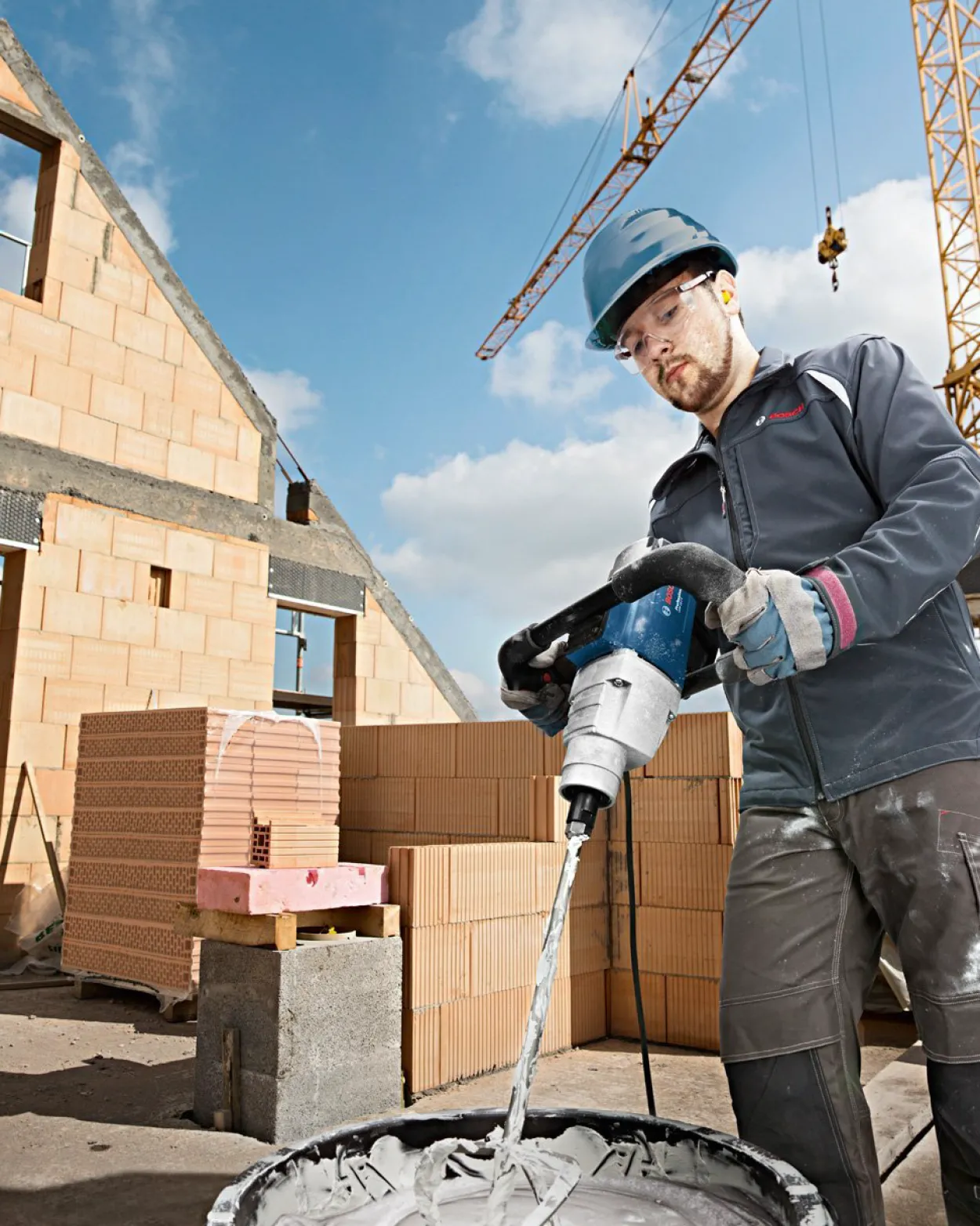 Bosch mørtelblander grw 18-2 e 1600w