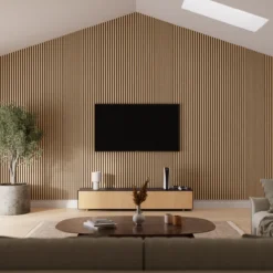 By venø premium akustikk spileplate oljet eik 2400x600x19 mm