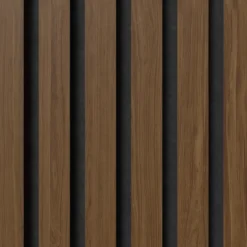 By venø premium akustikk spileplate oljet valnøtt 2400x600x19 mm