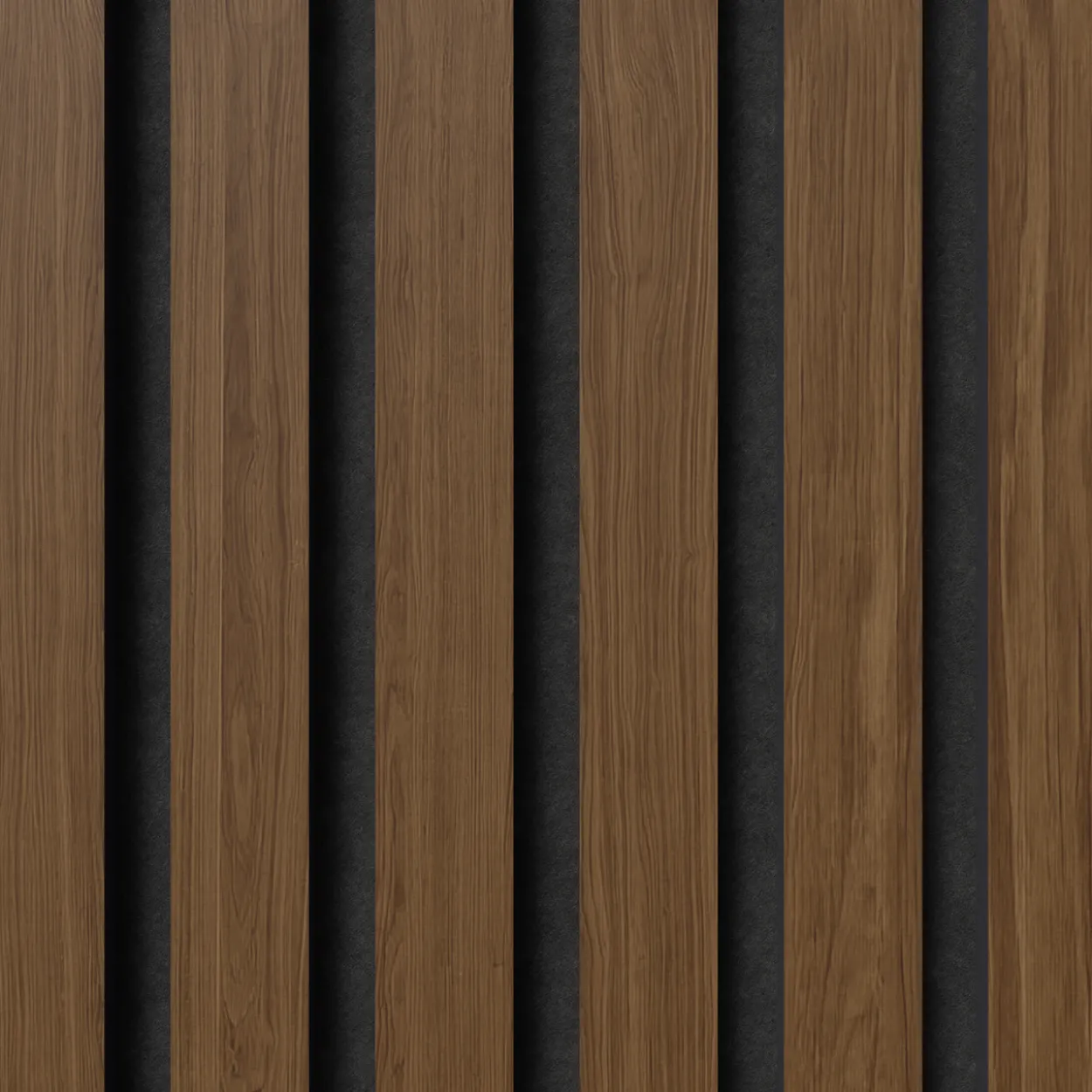By venø premium akustikk spileplate oljet valnøtt 2400x600x19 mm