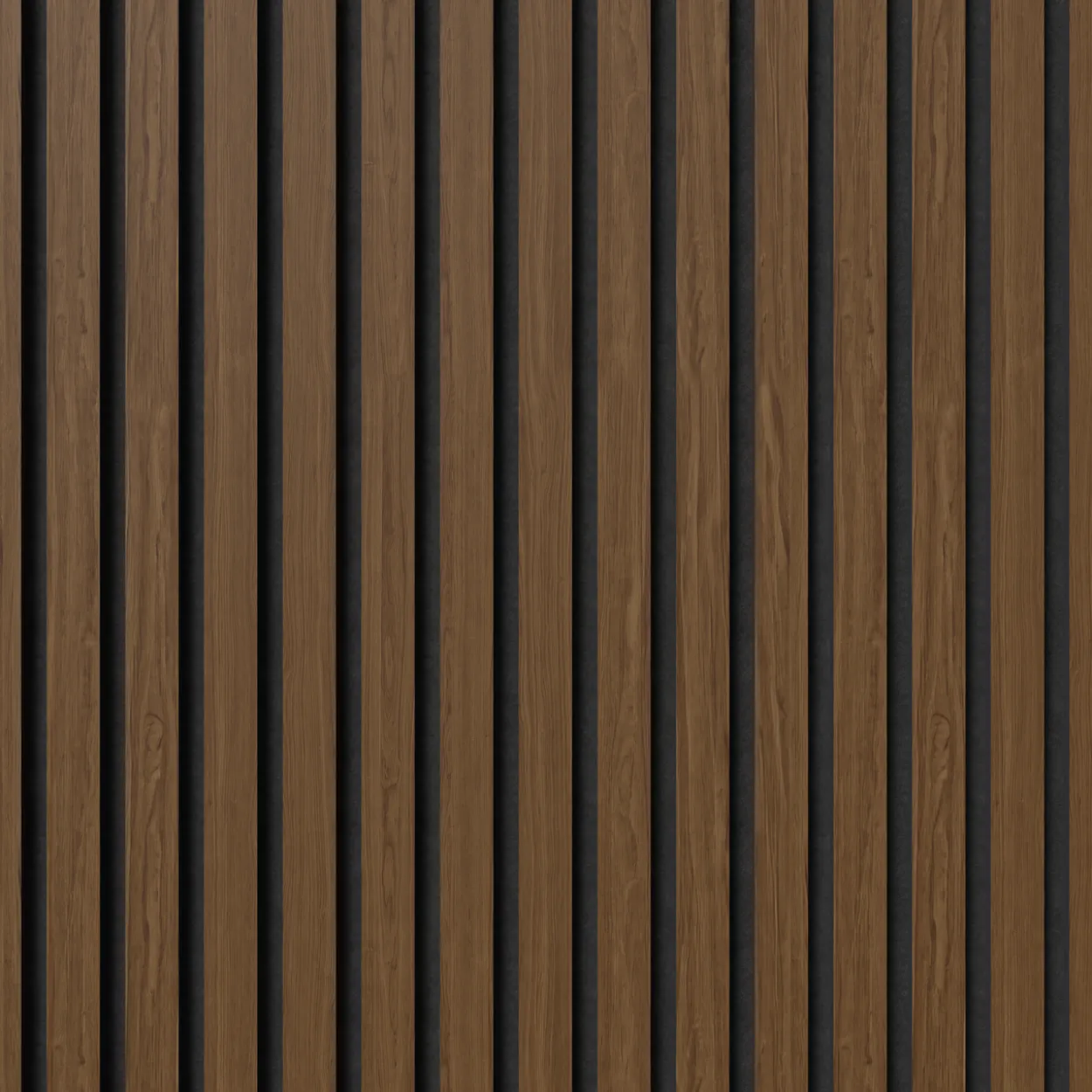 By venø premium akustikk spileplate oljet valnøtt 2400x600x19 mm