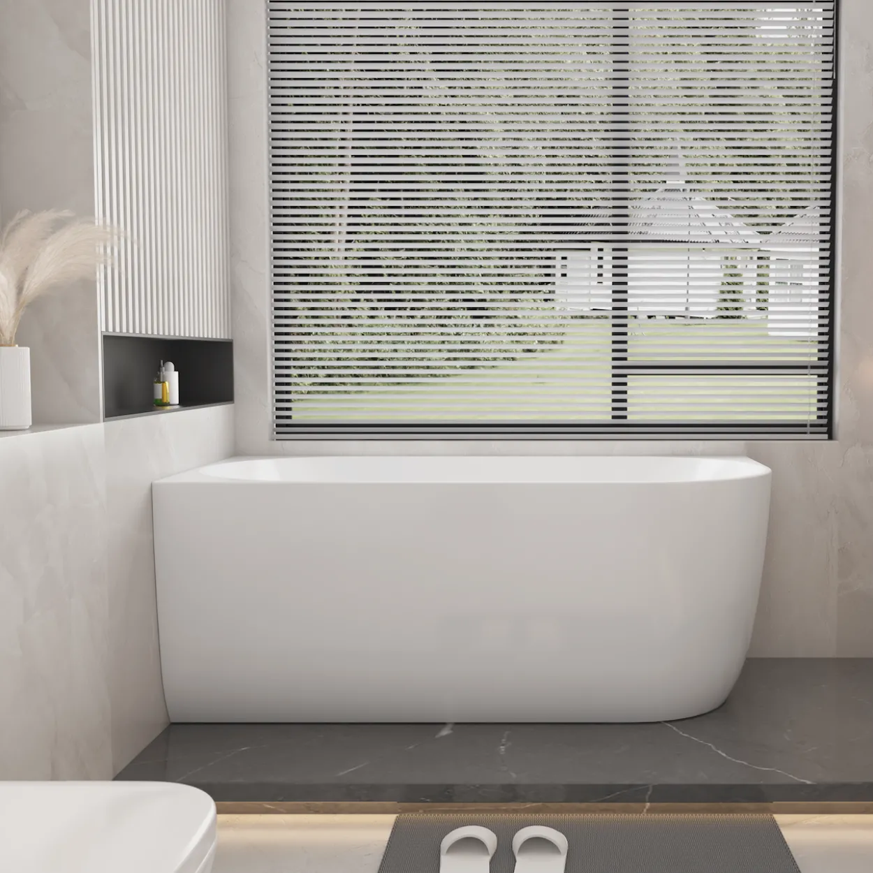 Celeste caserta badekar 150x75 venstre