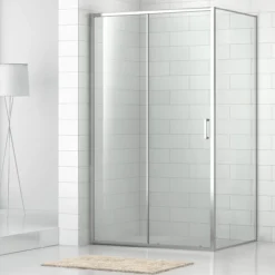Celeste fasto sidevegg 78.5-80 cm m/ sikkerhetsfolie, krom