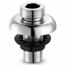 Celeste kabinettgjennomføring 1/2"x3/4" 55mm 2stk krom