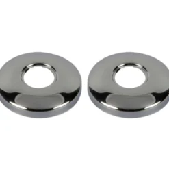 Celeste lav rosett 3/4" ø70mm 2stk, krom