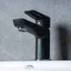 Celeste marlow servantbatteri krom/matt sort