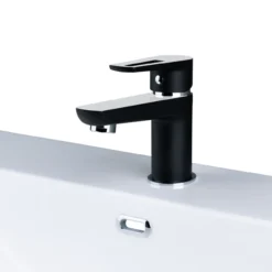 Celeste marlow servantbatteri krom/matt sort