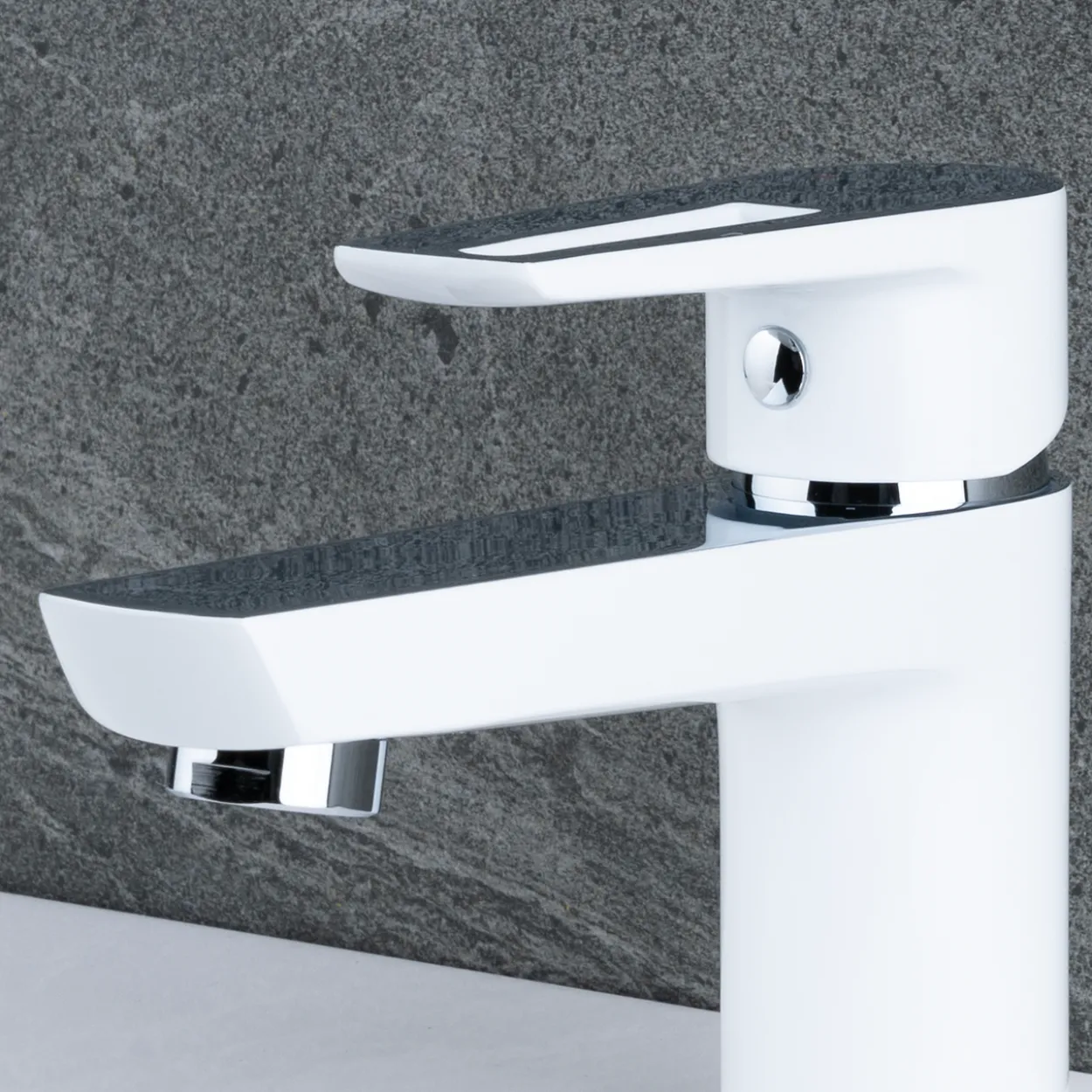 Celeste marlow servantbatteri krom/hvit
