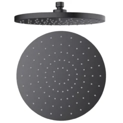 Celeste round dusjhode 250 matt sort