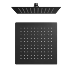 Celeste square dusjhode 250 matt sort