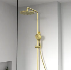Celeste stoke 250 dusjsett messing m/dusjtermostat