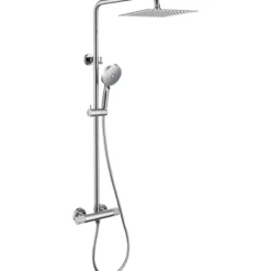 Celeste stoke square dusjsett krom m/dusjtermostat