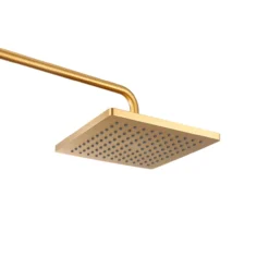 Celeste stone dusjsett m/dusjtermostat matt messing