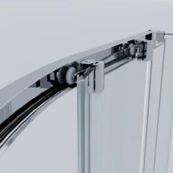 Celeste trento buet dusjkabinett 80x80x208 cm m/sikkerhetsfolie krom