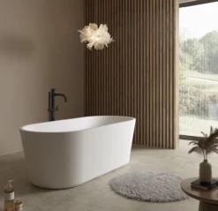 Celeste treviso badekar 167x79 matt hvit
