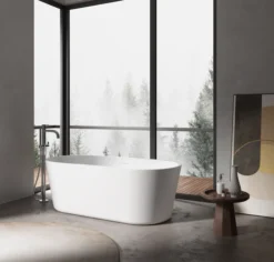 Celeste treviso badekar 167x79 matt hvit