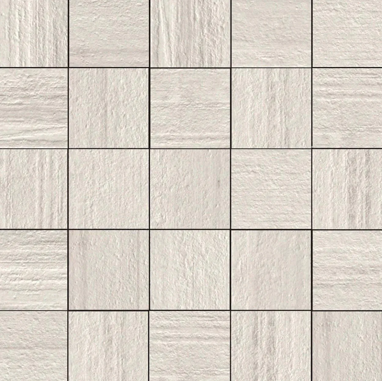 Cemento cassero mosaico bianco 6x6 9mm