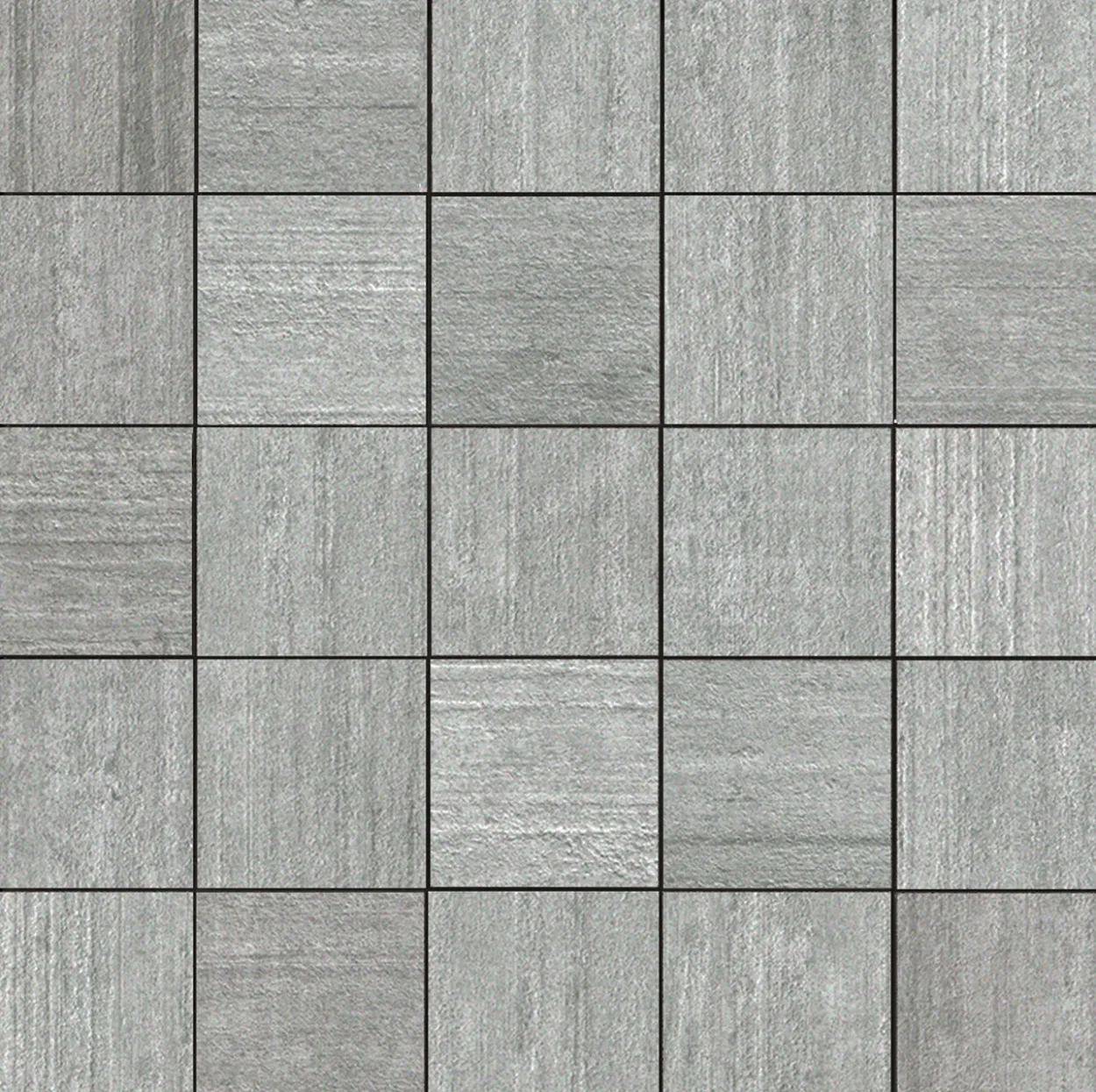 Cemento cassero mosaico grigio 6x6 9mm