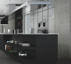 Cemento rasato antracite mosaico 6x6 9mm