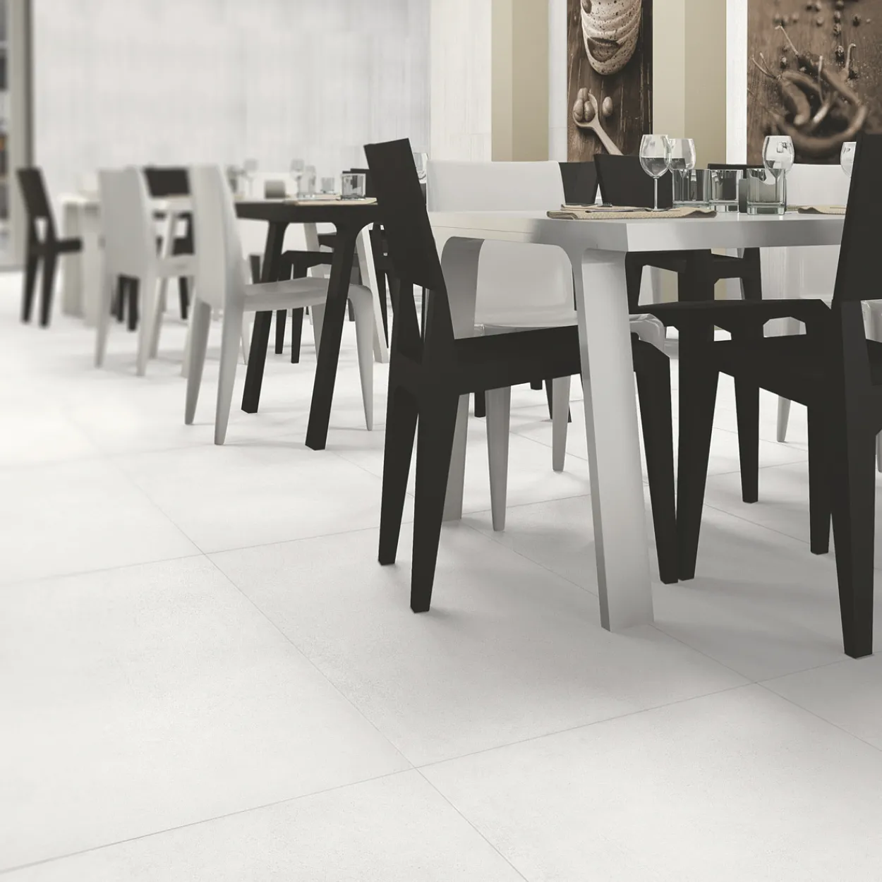 Cemento rasato bianco 60x120 9mm