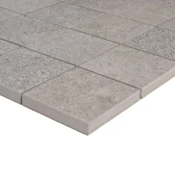 Cemento rasato grigio mosaico 6x6 9mm