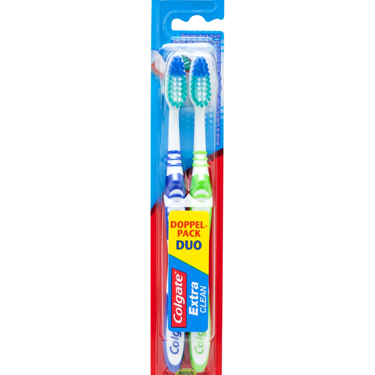 Colgate tannbørste extra clean 2pk