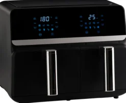 Day airfryer dobbel 2200w sort/stål