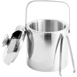 Day isbøtte m/tang rustfritt stål