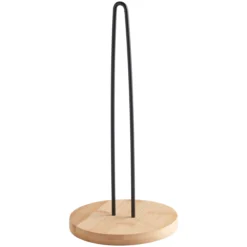 Day kjøkkenrullholder 30cm bambus/sort