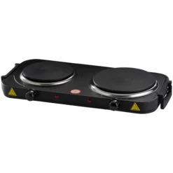 Day kokeplate ø15+ø18cm 2500w sort