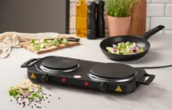 Day kokeplate ø15+ø18cm 2500w sort