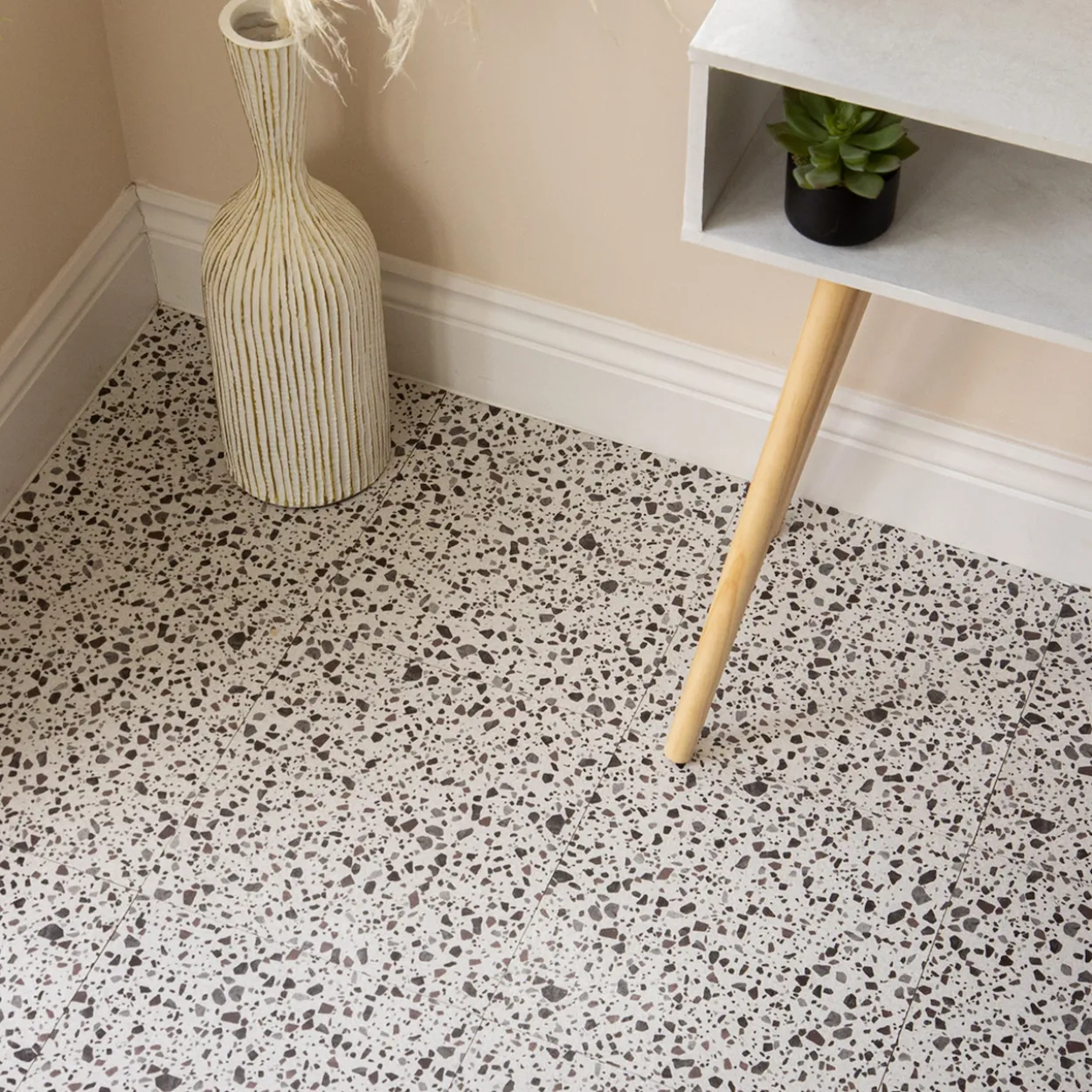 D-c-fix classic selvklebende gulvfliser terrazzo