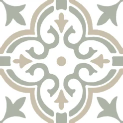 D-c-fix classic selvklebende gulvfliser motif green