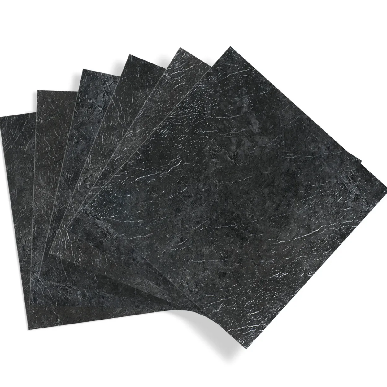 D-c-fix classic selvklebende gulvfliser dark slate matt