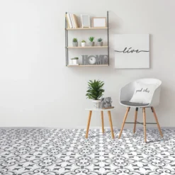 D-c-fix classic selvklebende gulvfliser motif grey
