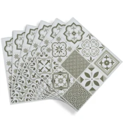D-c-fix classic selvklebende gulvfliser green oriental tiles