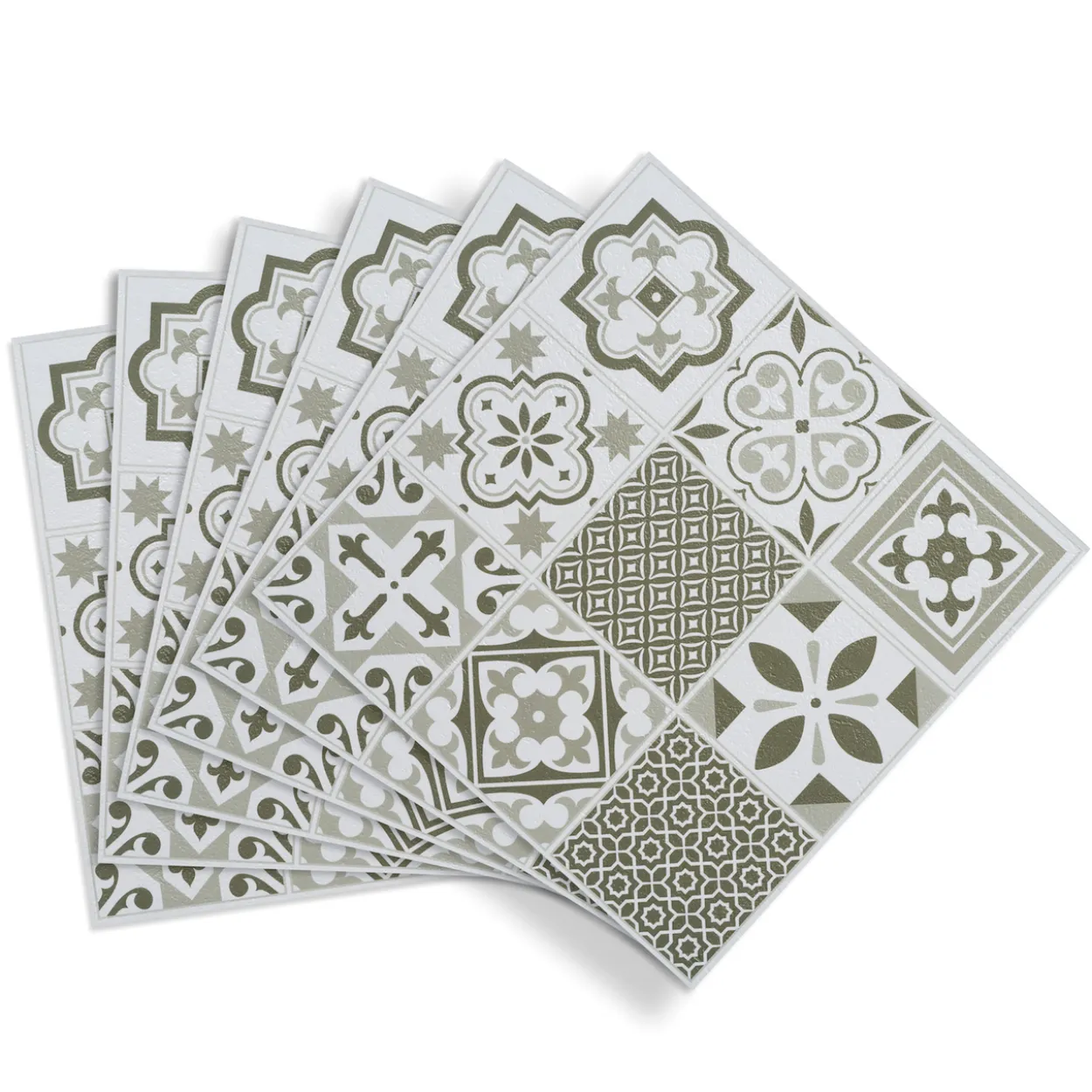 D-c-fix classic selvklebende gulvfliser green oriental tiles
