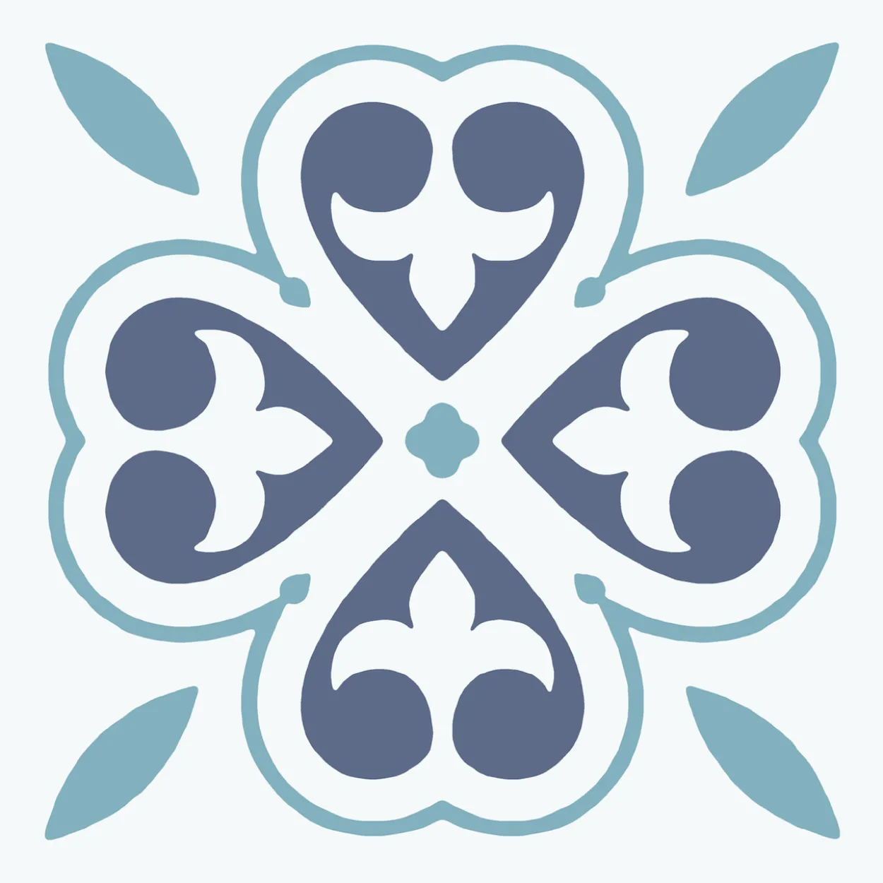 D-c-fix classic selvklebende gulvfliser oriental flower