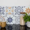 D-c-fix selvklebende veggfliser jamila blue